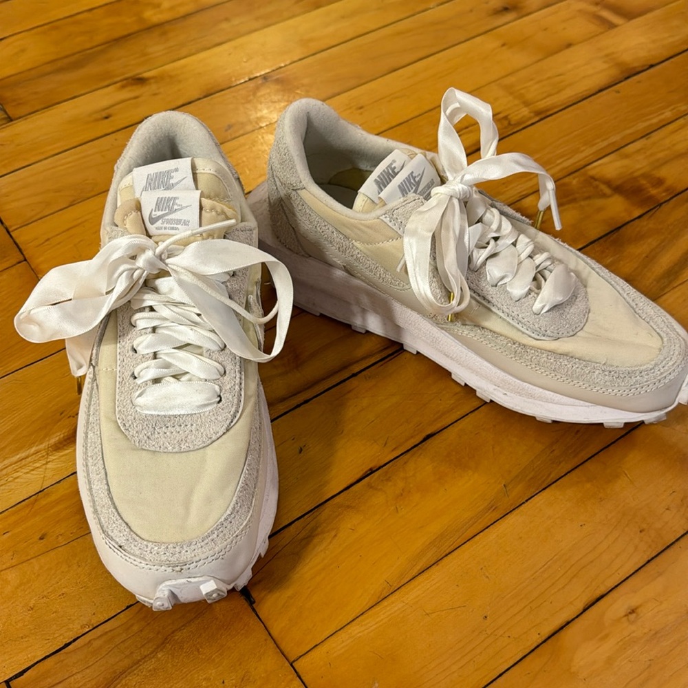 Nike x Sacai LDV Waffle Sneakers, light grey